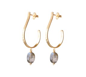 A Beautiful Story Attracted Labradorite Earrings GP A Beautiful Story Attracted Labradorite Earrings GP