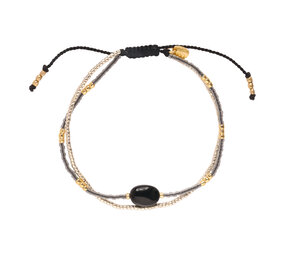 A Beautiful Story Feeling Black Onyx Bracelet GC A Beautiful Story Feeling Black Onyx Bracelet GC