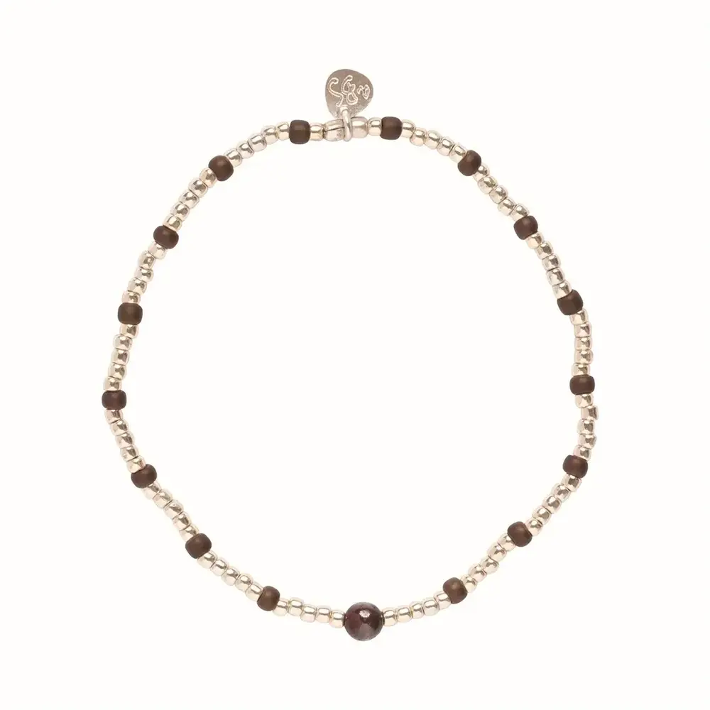 A Beautiful Story Clever Garnet Bracelet SC
