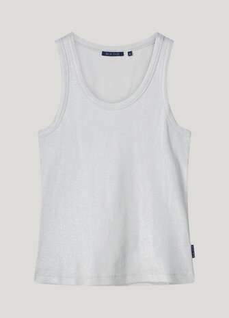 Summum Woman Rib tanktop cotton rib - Mist Summum Woman Rib tanktop cotton rib - Mist