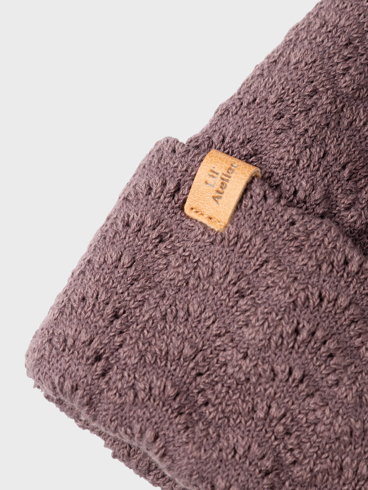 Lil' Atelier Nalu Knit Hat – Peppercorn Lil' Atelier Nalu Knit Hat – Peppercorn