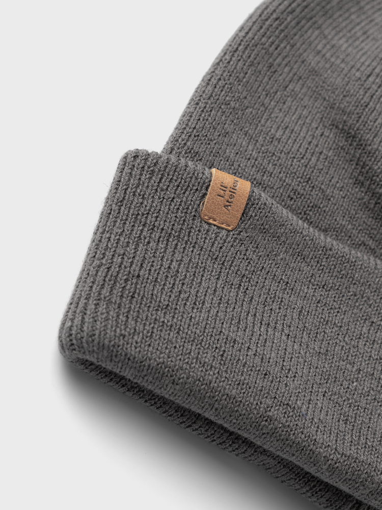 Lil' Atelier Nalu Knit Hat – Pewter Lil' Atelier Nalu Knit Hat – Pewter