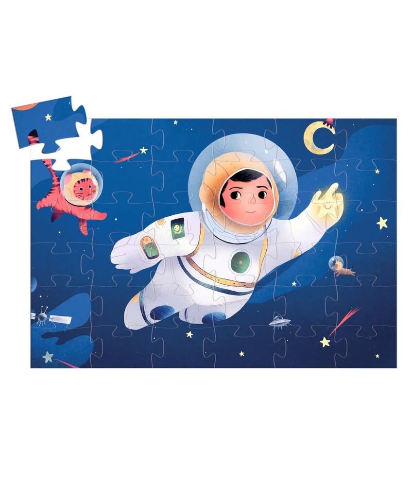 Djeco Puzzel astronaut op de maan - 36 pcs Djeco Puzzel astronaut op de maan - 36 pcs