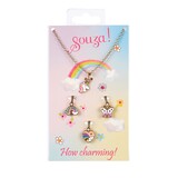 Souza Cadeauset Miracles, ketting + 4 bedeltjes