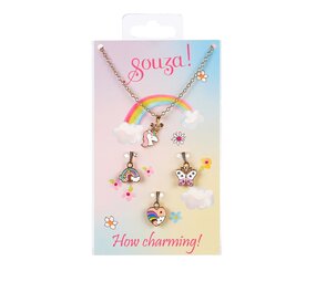 Souza Cadeauset Miracles, ketting + 4 bedeltjes