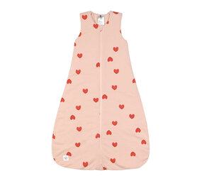 Lässig Sleeping Bag Interlock - Heart peach rose