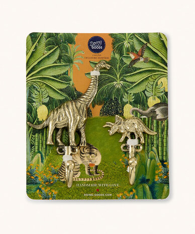 Doing Goods Dean Dinosaur Hook Set Doing Goods Dean Dinosaur Hook Set