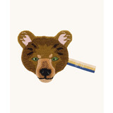 Doing Goods Archie Check Bear Head Rug