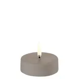 Uyuni LED tealight maxi Smooth,  6,1x2,2 - Sandstone