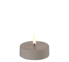 Uyuni LED tealight maxi Smooth,  6,1x2,2 - Sandstone
