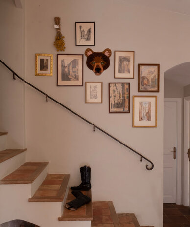 Doing Goods Archie Check Bear Head Rug Doing Goods Archie Check Bear Head Rug