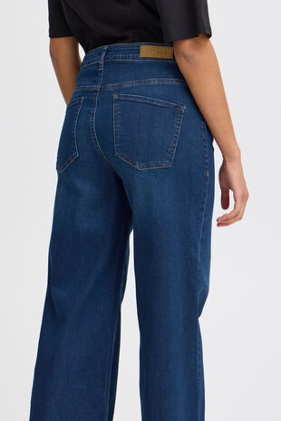 ICHI Twiggy Wide Jeans *34 – Dark Blue ICHI Twiggy Wide Jeans *34 – Dark Blue