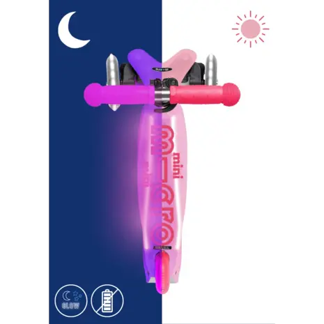 MicroStep Mini Deluxe Glow Led Plus- frosty roze MicroStep Mini Deluxe Glow Led Plus- frosty roze