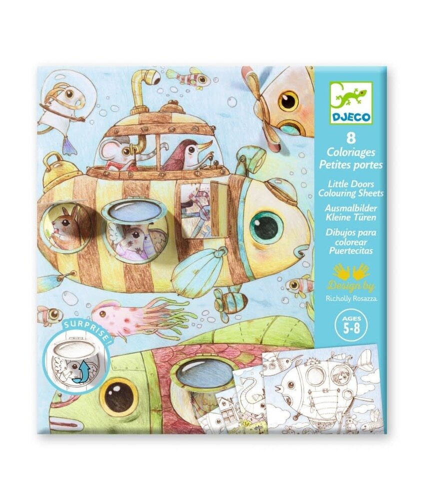 Djeco Kleurplaten met Verrassing Djeco Kleurplaten met Verrassing