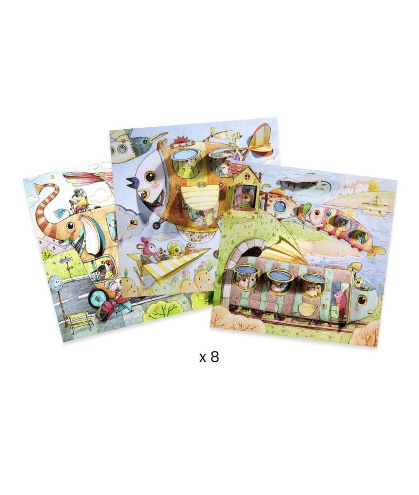 Djeco Kleurplaten met Verrassing Djeco Kleurplaten met Verrassing