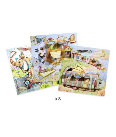 Djeco Kleurplaten met Verrassing Djeco Kleurplaten met Verrassing