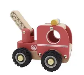 Houten brandweerauto Houten brandweerauto