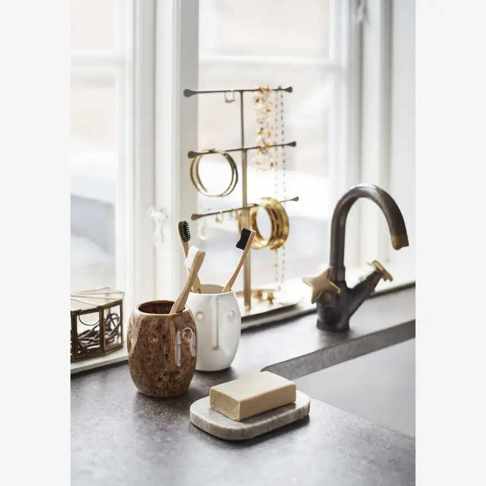 Madam Stoltz Zeepbakje marmer