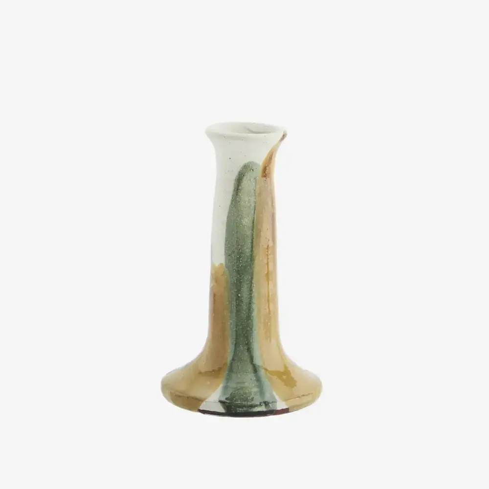 Madam Stoltz Terracotta Kandelaar - streep Madam Stoltz Terracotta Kandelaar - streep