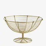 Madam Stoltz Metalen Fruitschaal