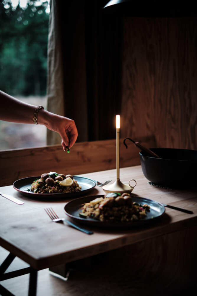 Van Mokum Wick rechargeable table light – Mist Gray Van Mokum Wick rechargeable table light – Mist Gray