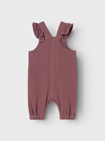Lil' Atelier Obina Loose Overall – Rose Brown