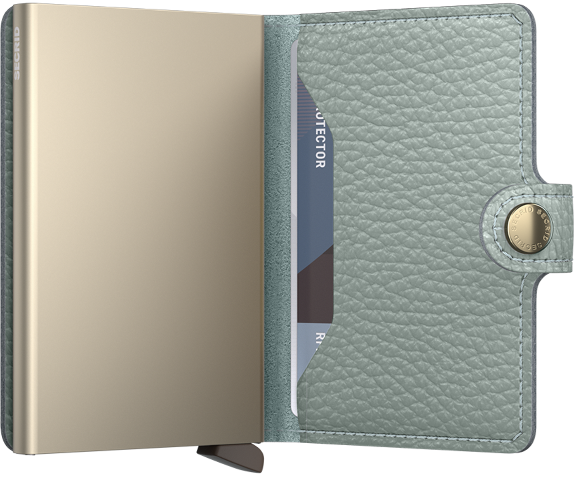 Secrid Miniwallet Pebble - Sea Green Secrid Miniwallet Pebble - Sea Green