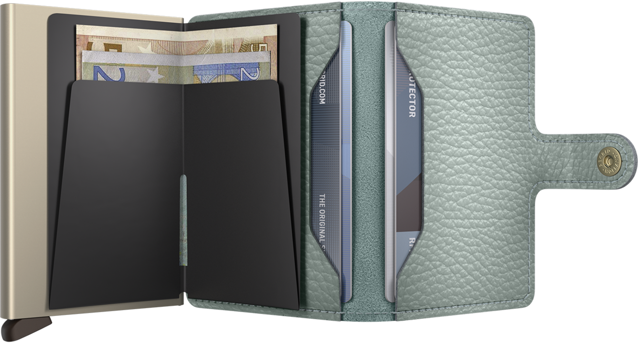 Secrid Miniwallet Pebble - Sea Green Secrid Miniwallet Pebble - Sea Green