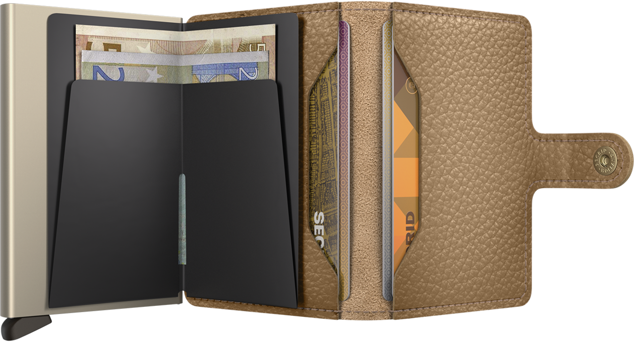 Secrid Miniwallet Pebble - Cappuccino Secrid Miniwallet Pebble - Cappuccino