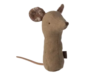 Maileg Rammelaar Muis - Light umber Maileg Rammelaar Muis - Light umber