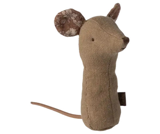 Maileg Rammelaar Muis - Light umber Maileg Rammelaar Muis - Light umber