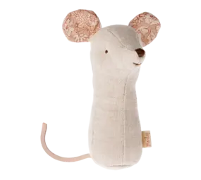 Maileg Rammelaar Muis - Nature Maileg Rammelaar Muis - Nature