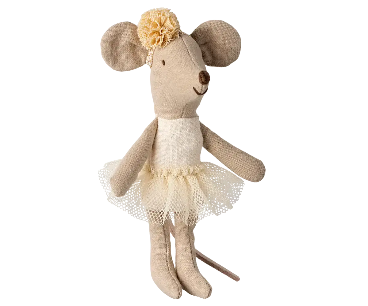 Maileg Ballerina muis - Kleine zus - Off White