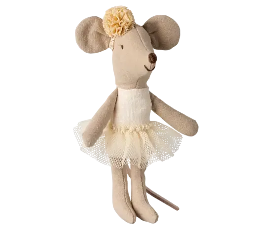Maileg Ballerina muis - Kleine zus - Off White
