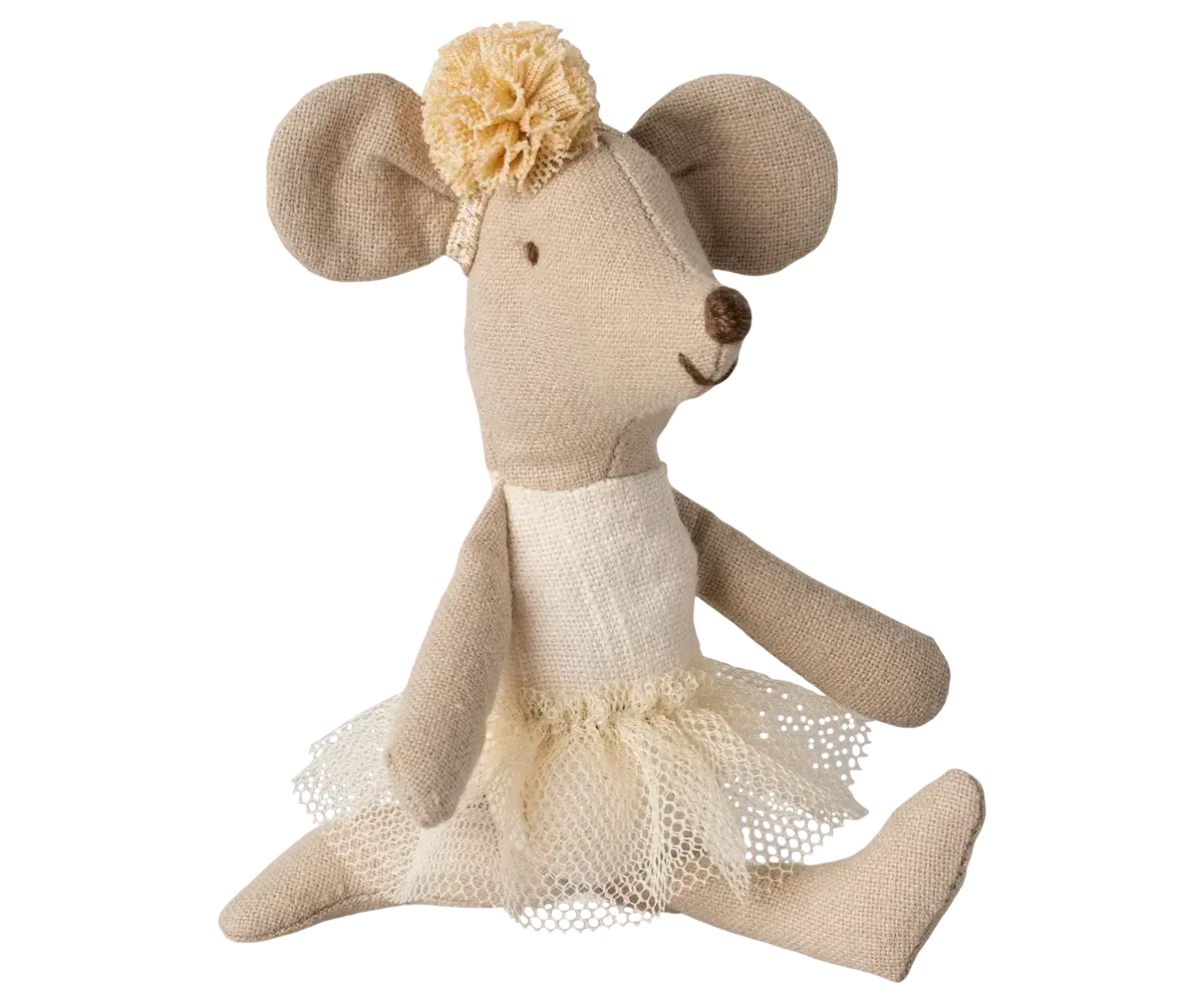 Maileg Ballerina muis - Kleine zus - Off White