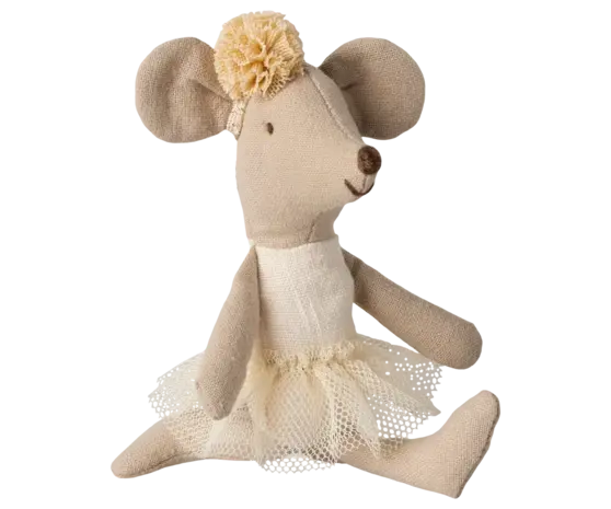 Maileg Ballerina muis - Kleine zus - Off White