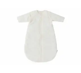 Jollein Slaapzak met Afritsbare Mouw 90cm - Rib Ivory Jollein Slaapzak met Afritsbare Mouw 90cm - Rib Ivory