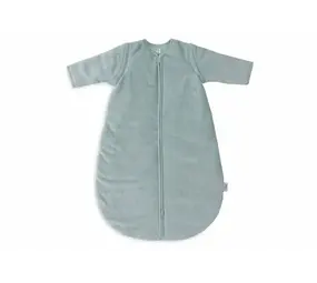 Jollein Slaapzak met Afritsbare Mouw 90cm - Rib Sea Green Jollein Slaapzak met Afritsbare Mouw 90cm - Rib Sea Green