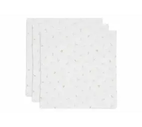 Jollein 3x Hydrofiele Multidoek 70x70cm – Lovely Birds