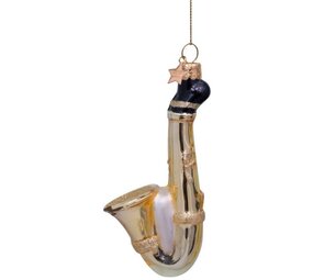 Vondels Ornament glass saxophone