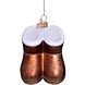 Vondels Ornament glass brown suede boots