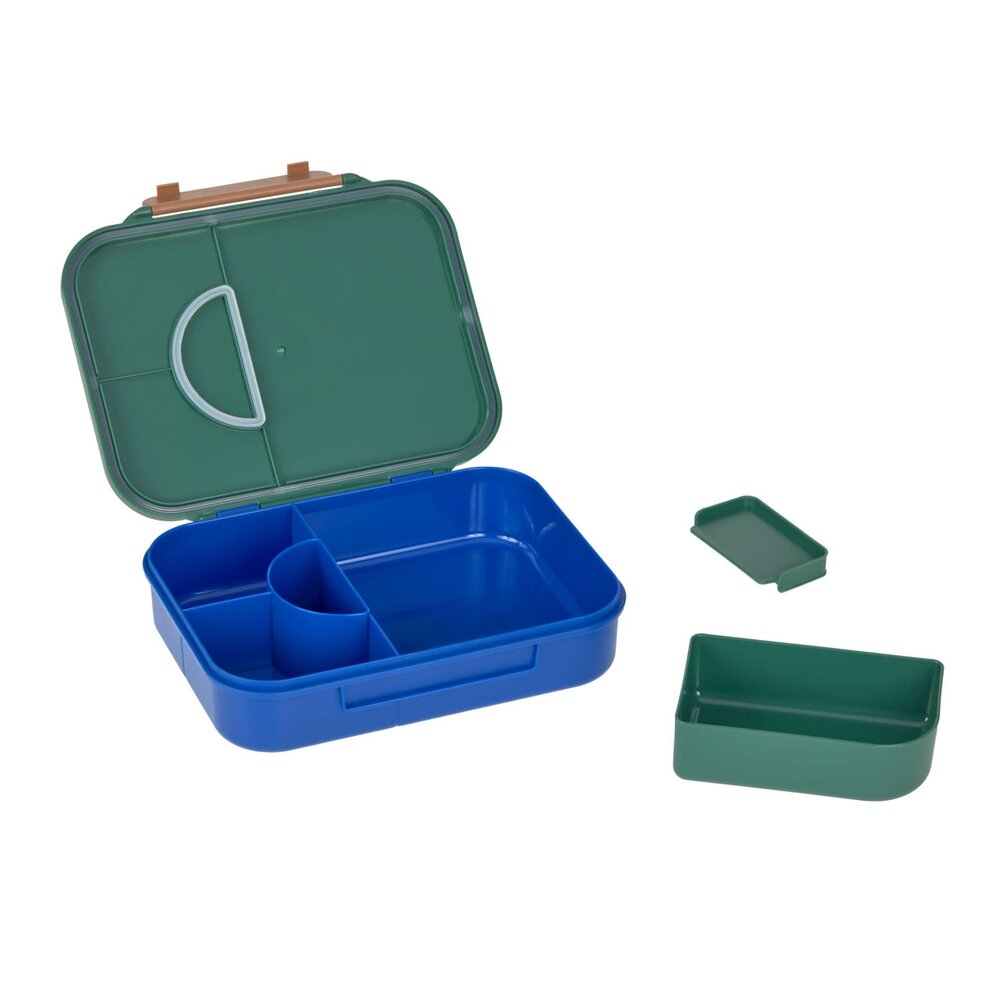 Lassig Bento Lunchbox Little Gang Rainbow - Green