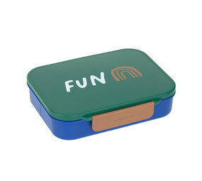 Lassig Bento Lunchbox Little Gang Rainbow - Green
