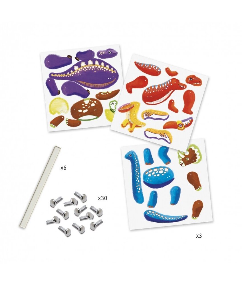 Djeco Knutselset Dino Splitpennen