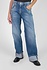 Jeans 400/28 regular loose Revers high waist destroy - Blue N°3