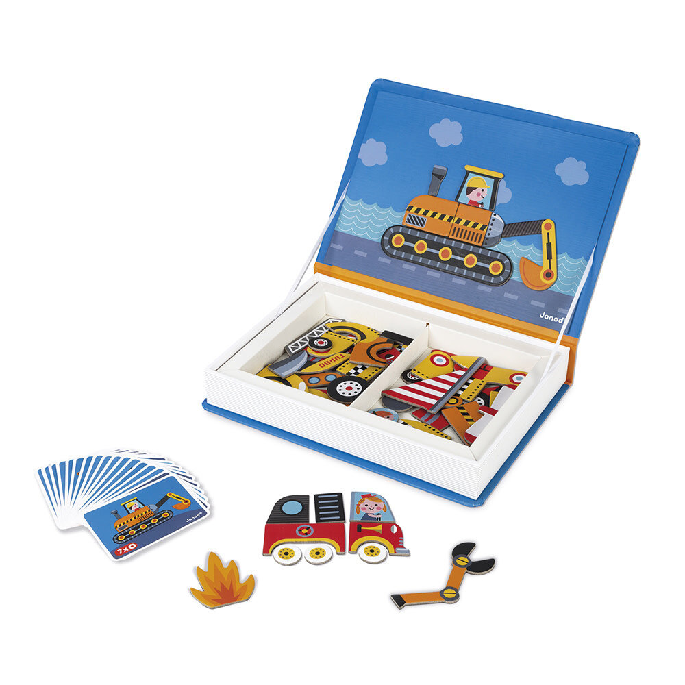 Janod Magnetibook - Racers Janod Magnetibook - Racers