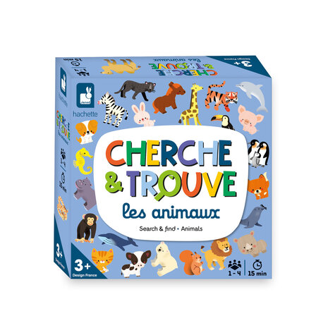 Janod Spel - Zoek en Vind - Dieren Janod Spel - Zoek en Vind - Dieren