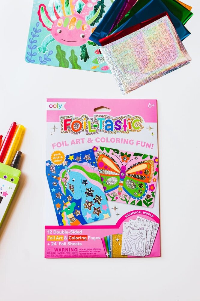 Ooly Foil-tastic Foil Art Kit: Whimsical World Ooly Foil-tastic Foil Art Kit: Whimsical World