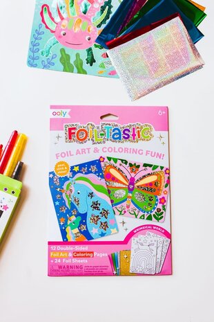 Ooly Foil-tastic Foil Art Kit: Whimsical World Ooly Foil-tastic Foil Art Kit: Whimsical World