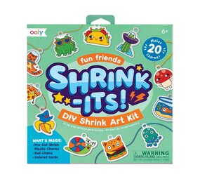 Ooly Shrink-Its! D.I.Y. Shrink Art Kit - Fun Friends